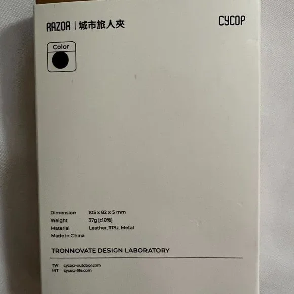 Razor Wallet Black